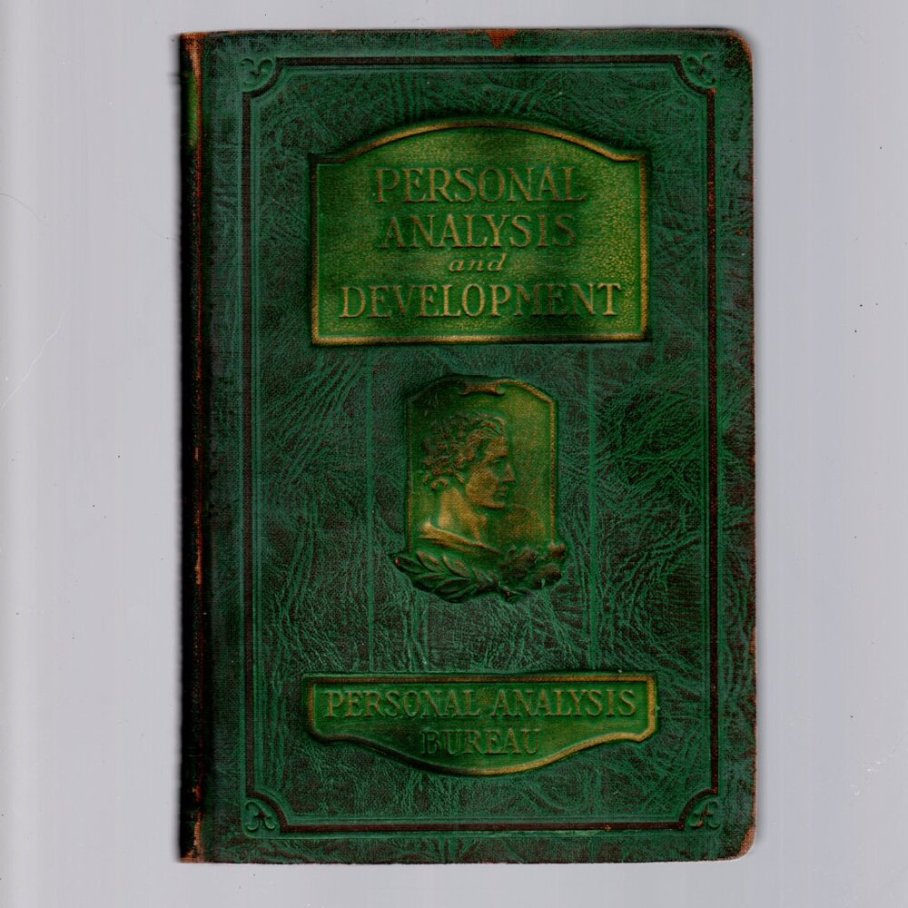 Antique Book - Analyzing Yourself (1928)